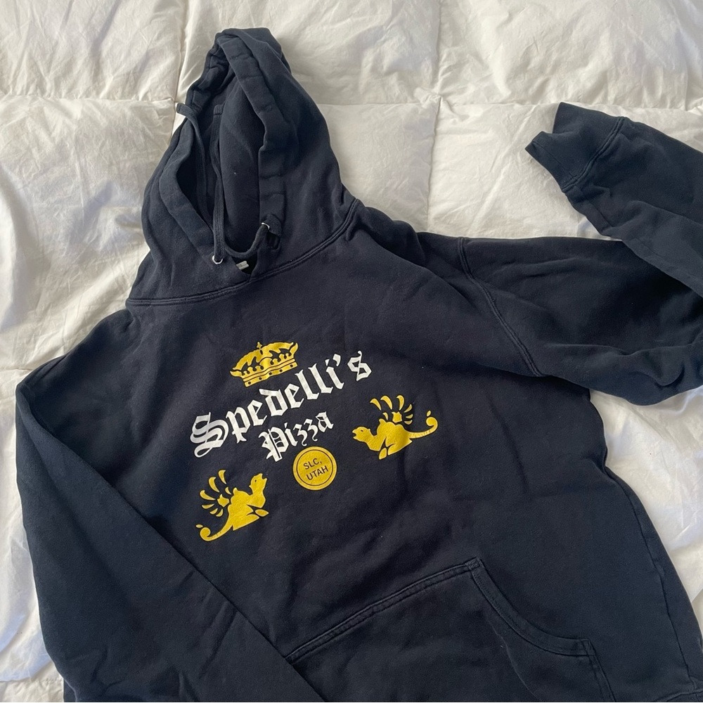 Spidelli’s Pizza Navy Blue Hoodie